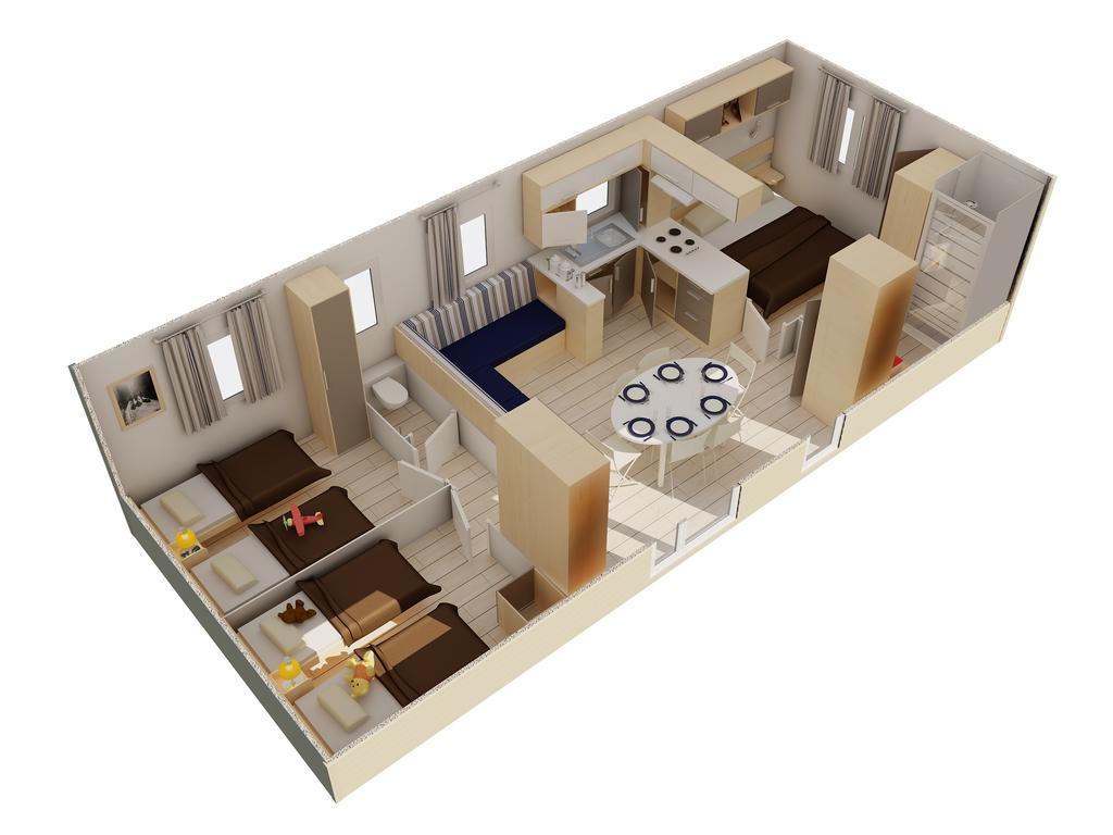 Camping Les Couesnons Hotel Roz-sur-Couesnon Kamer foto